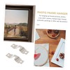 Operitacx Solid Double Hole Photo Frame Hangers Kit 50pcs Heavy