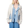 [BLANKNYC] Women's Denim and Knit Button Up Cardigan, Last Call,