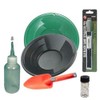 Sluice Monkey 10" Green & Black Gold Pan Panning Kit