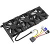 GDSTIME PCI Slot Fan 3 x 90mm 92mm Graphic Card