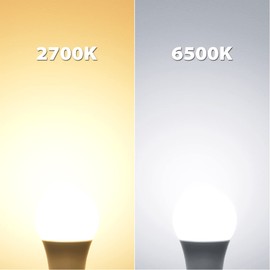 LVWIT LVWIT LED E27 Birne 60W Kaltwei? 6500K, ultrahell 806 lm, matte LED Lampe (6er Pack)