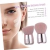 PACKOVE 2pcs Portable Retractable Makeup Brush Tool Blush Brush for
