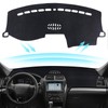 PeakPurit Black Dashboard Dash Board Cover Mat Carpet for Ford