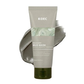 KOEC Recovery Mud Mask, Relief Mud Mask for Face & Body, Deep Cleansing & Hydrating Clay Mask, Deep Pore Cleanser Oil Control Wash Off Body Mud - Quantity: 1 count