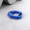Micro Traders 1Set Blue Aluminum Adjustable Motor Mount with Shim