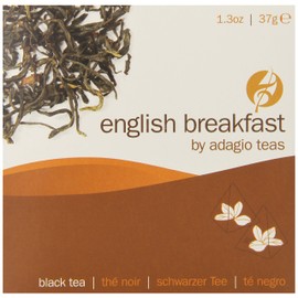 Adagio Teas Gourmet Tea Bags, English Breakfast, 15 Count