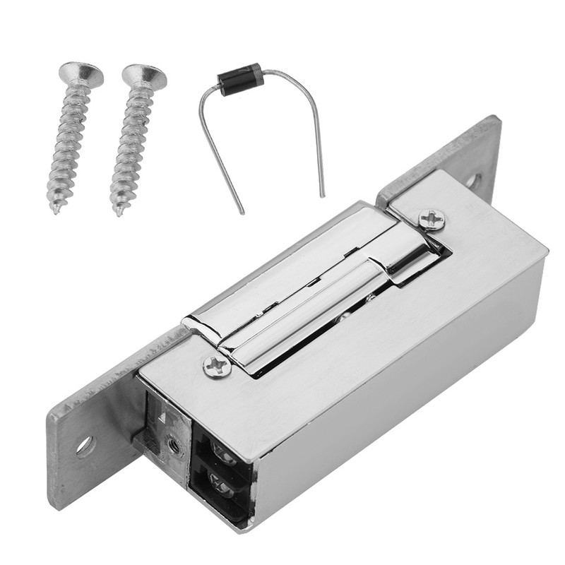 Adjustable Narrow Type Electric Strike Door Lock Double Unlock Mode
