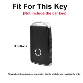 TECART Smart Intelligent Car Key Case Keyring Key Covers Zinc Alloy Leather fit for Mazda 3 6 Alexa CX-4 CX-5 CX-8 CX-30 CX-9 2019-2020 Key Shell 3 Buttons Key Fob Holder Case Keychain Black