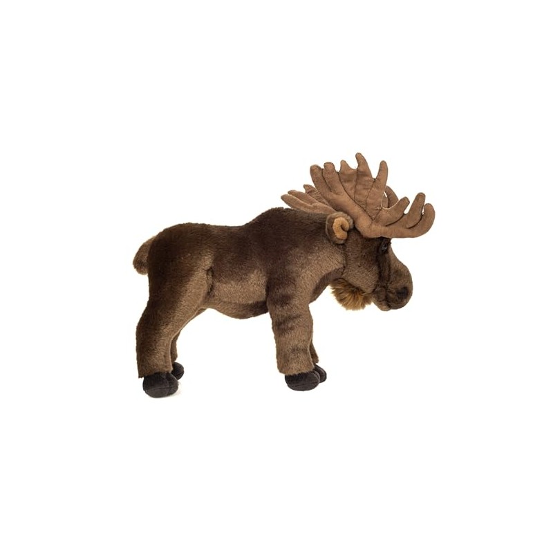 Teddy Hermann 90853 Elk 30 cm, Cuddly Toy, Plush Toy