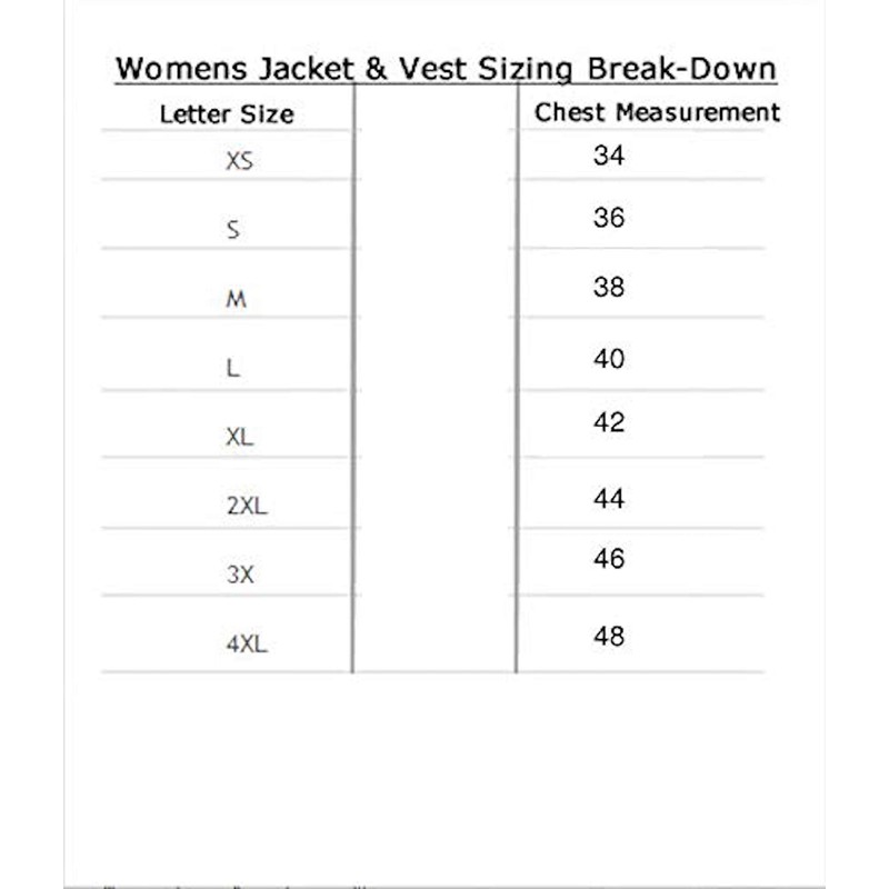 Womens Black Denim Motorcycle Vest with Side Laces Gun Pockets