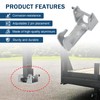 DICMIC Gooseneck Hitch Lock, Heavy-Duty Gooseneck Trailer Hitch Lock Model