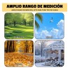 8 Termómetro Higrómetro Ambiental, Gancho, Bolígrafo