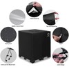 IBC Tote Cover,Zipper,420D Heavy Duty Nano Materials Waterproof,Fit 275 Gallon