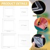 BENECREAT 16 Sizes Square Quilting Template, Acrylic Intricate Sewing Machine