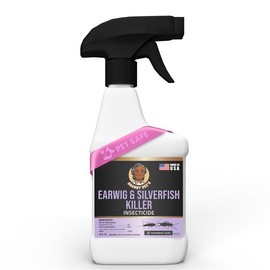 Granny Dee’s Silverfish Killer Indoor & Outdoor (Made in USA) - Kills Pests in 24 Hrs - Plant-Based Bug Killer with Peppermint Oil - Safe for Pets & Kids - Targets Earwigs, Ants, Insect, Fly & Spider