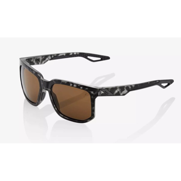 100% Sunglasses - Centric - Matte Black Havana - Bronze