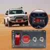 12 V Ignition Switch Panel 4 in 1 Carbon Fibre