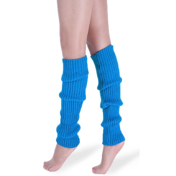 *daisysboutique* Calentadores de piernas retro unisex para adultos, Celeste, Talla