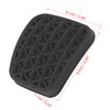X AUTOHAUX Pair Car Brake Clutch Pedal Pad Rubber Cover