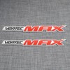2Pcs Vortec Max High Output Emblems Door Badges Decal Nameplate