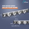 reliahom 2 Pack Broom Holder Mop Hanger Wall Mount Metal