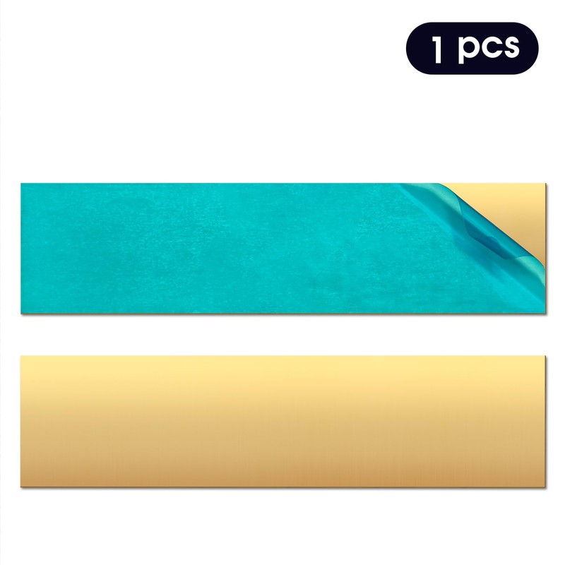 Brass Sheet,2" x 8",14 Gauge(2mm) Thickness, 99.9% Pure Brass Plate,for