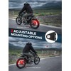 Amazicha 1" Motorcycle LED Tail Brake Light with Bracket, Waterproof