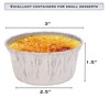 EHOMEA2Z Disposable Ramekins, Foil Baking Cups 4 oz - Heavy