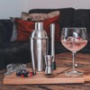 VacuVin Brushed Steel Cocktail Shaker