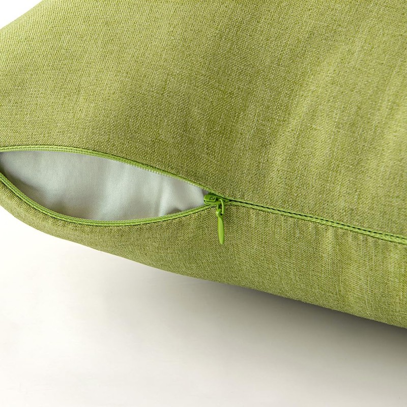 EMEMA Outdoor Throw Pillow Covers Decorative Farmhouse Square Pillowcases Waterproof