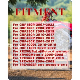 Motorcycle Engine Timing Replacement Plug Bolts For CRF150R CRF250R CRF450R CRF450X CRF1000L XR250 Baja Motard XR400Motard TRX450R Models Dirt Bike, RED