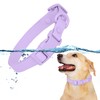HACRAHO Waterproof Dog Collar, 1 Pack Purple Adjustable Pet Collar