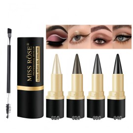 Delineador De Ojos En Gel Impermeable Miss Rose