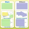 Daover A7 Flash Card, 500 Pcs Revision Cards Index Cards,