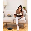 Round Side Table, Small Drink Table for Small Spaces, Modern