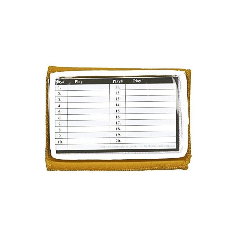Shock Doctor Cutters Triple Playmaker Flag Football C-Flex Wristcoach Gold