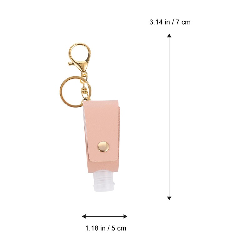 OHPHCALL Clear Bottle 2pcs Hand Case Ornament Travel Hand Cream