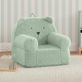 Delta Children babyGap Sherpa Bear Chair - Greenguard Gold Certified, Sage