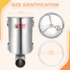 YBSVO Sausage Stuffer Spare Plunger Gasket for Vertical and Horzontal