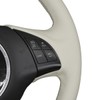 MEWANT Steering Wheel Cover for Fiat 500 2008-2012 DIY Hand