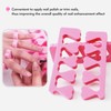 ToeSeparators 50PCS,Soft Sponge Nail Toe Separator Divider, for Household Use,
