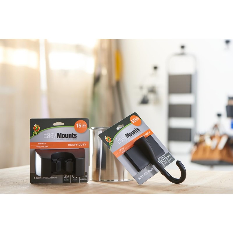 Duck EasyMounts Garage Hooks Heavy Duty - Storage and Organization