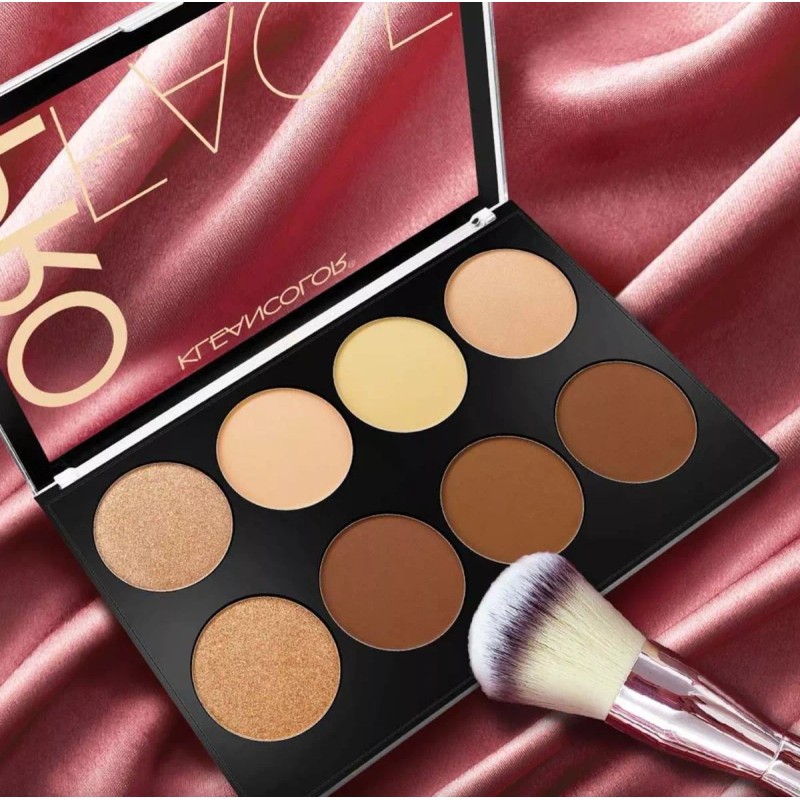 KleanColor Paleta Pro Face Kleancolor Iluminadores Y Contornos
