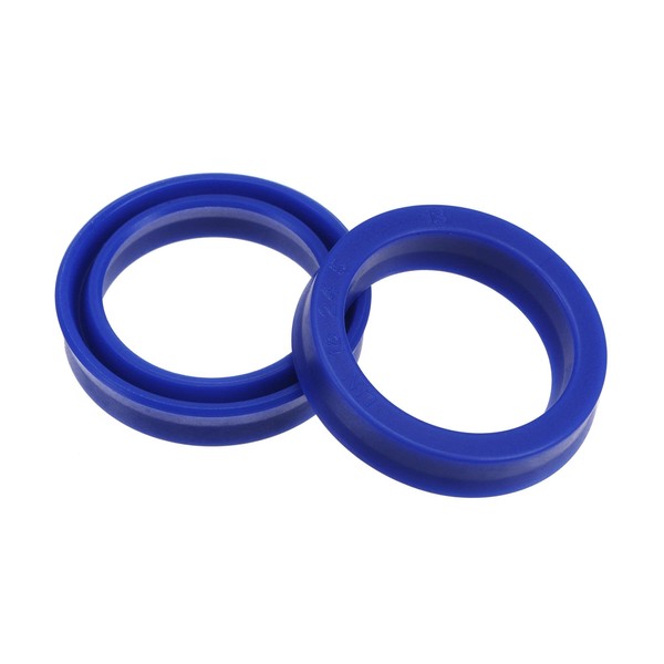 uxcell Shaft Seal UN Radial PU Oil Seal 0.7 inch (18 mm) Inner Diameter x 0.9 inch (24 mm) Outside Diameter x 0.2 inch (5 mm) Wide, Blue, 2 Pcs