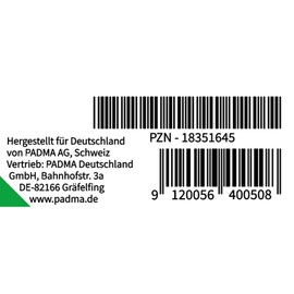 PADMA GaLeTib 60 Caps. Bitter & Tart in the Day with Artichoke and Dandelion | with Zinc for Normal Fatty Acid Metabolism, Acid-Base Metabolism & Metabolism of Macronutrients, Vegan