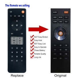 ECONTROLLY VR3 0980-0305-4010 Replacement TV Remote Commander Compatible for VIZIO LED LCD TV VP504FHDTV10A VO22LFHDTV10A VO22LHDTV10A VOJ370F VO32LFHDTV10A VO37LHDTV10A V022L FHDTV10A Television