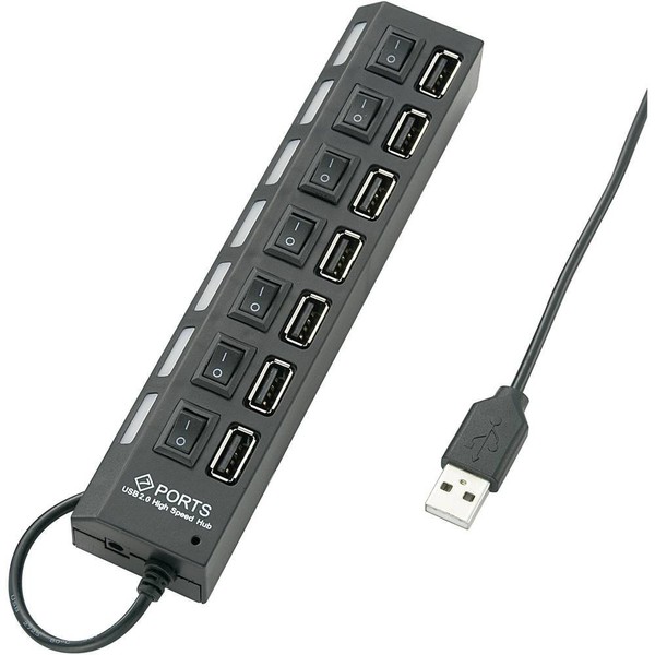 Renkforce 7 PORT USB 2.0 HUB SCHALTBAR