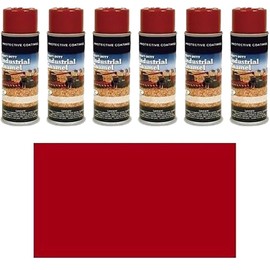 Set of 6 Fits Ford Vermillion Red Spray Paint Fits Ford, Fits Ford New Holland, Fits New Holland (1948 to 1957), 600, 700, 800, 900, NAA Models Interchangeable with HTP799SP, TP-2822SP, TP282
