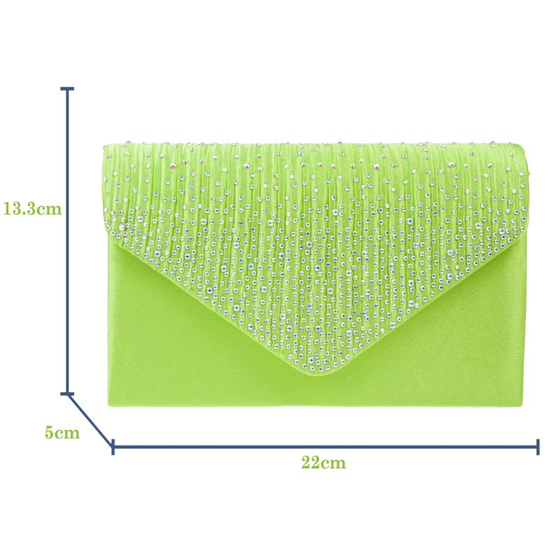 fi9® LADIES DIAMANTE BLING PARTY PROM BRIDAL EVENING CLUTCH HAND