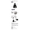 Eco Bag with Baseball Pouch [Black] Convenience Store Bag Size
